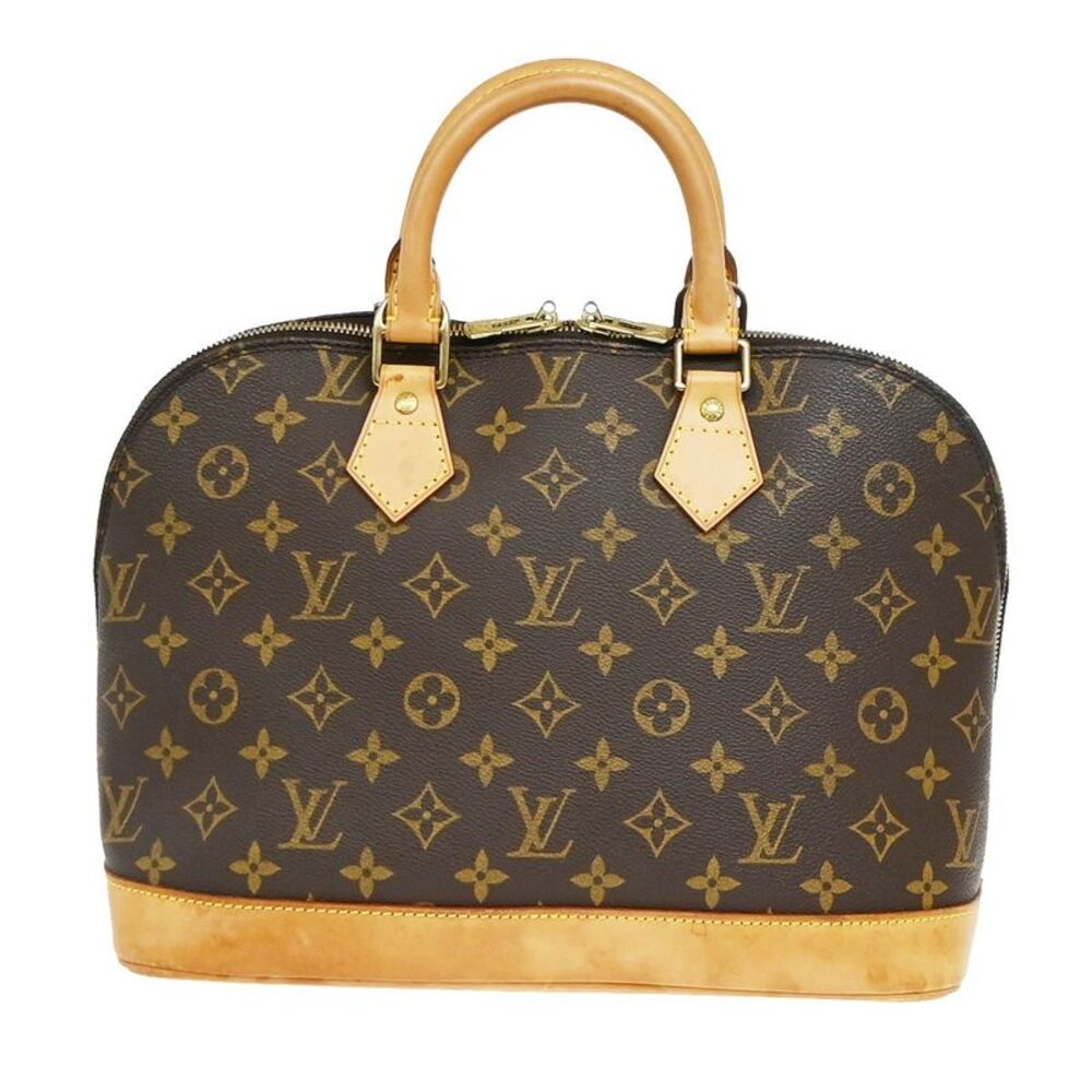 Louis Vuitton Alma Monogram Canvas Brown Canvas Handbag